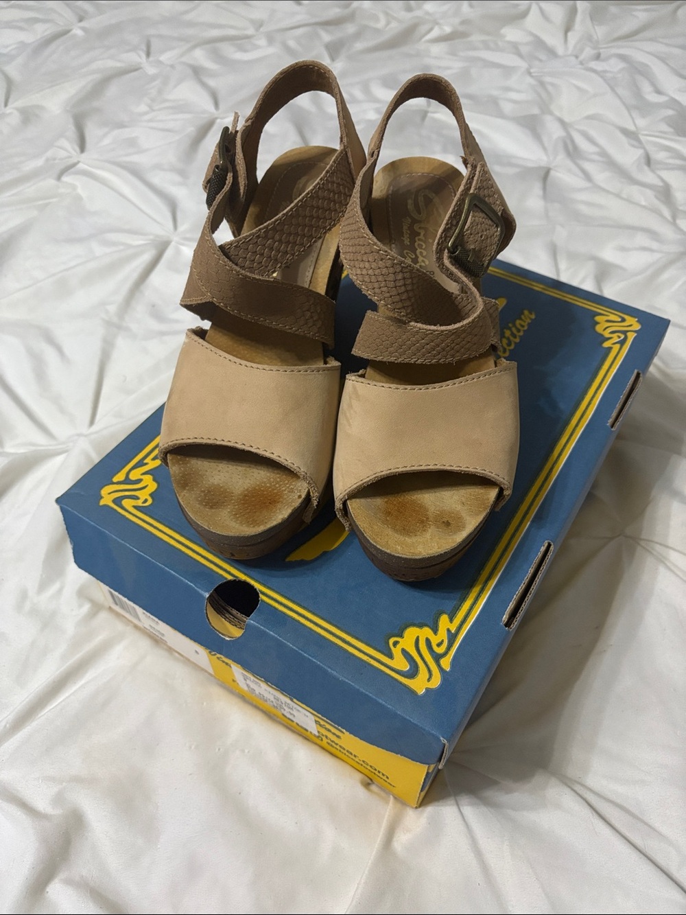 Sbicca Platform Wedge Sandals